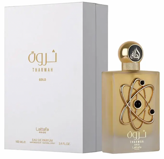 Tharwah Gold Perfume 100ml EDP by Lattafa Pride